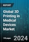Global 3D Printing in Medical Devices Market by Product Type, Technology, Component, End User - Forecast 2024-2030 - Product Thumbnail Image