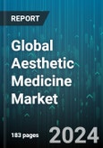 Global Aesthetic Medicine Market by Products (Body Contouring Devices, Cosmetic Implants, Facial Aesthetic Products), Type (Invasive Procedures, Non-Invasive Procedures), Gender, End-User - Forecast 2024-2030- Product Image