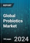 Global Probiotics Market by Function (Bone Health, Gut Health, Immunity), Source (Bacteria, Yeast), Form, Distribution, Application - Forecast 2024-2030 - Product Image