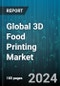 Global 3D Food Printing Market by Ingredient (Carbohydrates, Dairy Product, Dough), Vertical (Commercial, Government, Residential) - Forecast 2024-2030 - Product Image