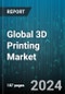 Global 3D Printing Market by Component (Hardware, Services, Software), Printer Type (Desktop 3D Printer, Industrial 3D Printer), Technology, Material, Vertical - Forecast 2024-2030 - Product Thumbnail Image