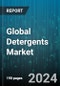 Global Detergents Market by Type (Anionic Detergent, Cationic Detergent, Non-Ionic Detergent), Form (Bars/Tablets, Gel/Liquid, Powder), End-Users - Forecast 2024-2030 - Product Image