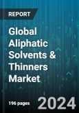 Global Aliphatic Solvents & Thinners Market by Type (Heptane, Hexane, Mineral Spirit), Application (Adhesive, Aerosol, Cleaning & Degreasing) - Forecast 2024-2030- Product Image