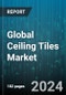 Global Ceiling Tiles Market by Product Type (Cork, Gypsum, Metal), Installation Method (Drop/Suspended Ceilings, Surface Mount Ceilings), Application, Deployment - Forecast 2024-2030 - Product Image