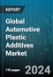 Global Automotive Plastic Additives Market by Plastic Additive (Anti-Scratch, Antioxidant, Plasticizer), Plastic (Acrylonitrile Butadiene Styrene, Poly-Vinyl-Chloride, Polypropylene), Vehicle, Automotive Application - Forecast 2024-2030 - Product Image