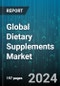 Global Dietary Supplements Market by Function (Anti-cancer, Bone & Joint Health, Cardiac Health), Product (Calcium, Combination Dietary Supplement, Eye Health Supplement), Formulation, Distribution, End User - Forecast 2023-2030 - Product Image