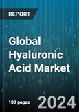 Global Hyaluronic Acid Market by Grade (Cosmetic Grade, Food Grade, Medical Grade), Formulation (HA, HA + Lidocaine), Application, Distribution - Forecast 2024-2030- Product Image