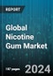 Global Nicotine Gum Market by Dosage (2 Mg, 4 Mg, 6 Mg), Distribution (Online Retail, Retail Pharmacies, Retail Stores) - Forecast 2024-2030 - Product Image