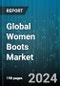 Global Women Boots Market by Type (Dressy Bootie, Girly Stiletto, Moto Boots), Distribution (Retail Store, Shopping Mall, Supermarket) - Forecast 2024-2030 - Product Thumbnail Image