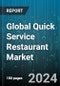 Global Quick Service Restaurant Market by Product (Hamburgers, Pizzas, Sandwiches), Cuisine Type (American Cuisine, Chinese Cuisine, French Cuisine), Structure, Service Type - Forecast 2024-2030 - Product Image