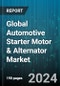 Global Automotive Starter Motor & Alternator Market by Alternator Type (Claw Pole Alternator, Cylindrical Alternator), Starter Motor Type (Electric, Hydraulic, Pneumatic), End-Users - Forecast 2024-2030 - Product Thumbnail Image