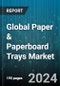 Global Paper & Paperboard Trays Market by Material (Boxboard/Carton, Corrugated Board, Molded Pulp), Material Source (Recycled Fiber, Virgin Fiber), End User - Forecast 2024-2030 - Product Thumbnail Image