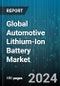 Global Automotive Lithium-Ion Battery Market by Battery Chemistry (Lithium Cobalt Oxide, Lithium Iron Phosphate, Lithium Manganese Oxide), Battery Housing (Cylindrical, Pouch, Prismatic), Propulsion Type, Distribution Channel, Vehicle Type - Forecast 2024-2030 - Product Thumbnail Image