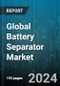 Global Battery Separator Market by Material (Inorganic, Organic), Type (Ion Exchange Membranes, Microporous Separators, Nonwovens), Battery Type, Battery Shapes, End Use - Forecast 2024-2030 - Product Image
