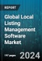 Global Local Listing Management Software Market by Component (Analytics & Cleansing, Local Rank Tracking Tool, Reputation Building Tool), Deployment Mode (On-Cloud, On-Premise), Industry, End-User - Forecast 2023-2030 - Product Image