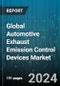 Global Automotive Exhaust Emission Control Devices Market by Device Type (Diesel Oxidation Catalyst, Diesel Particulate Filter, Selective Catalytic Reduction), Engine Type (Diesel, Gasoline, Hybrid), Material Type, Distribution, Vehicle - Forecast 2024-2030 - Product Thumbnail Image