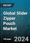Global Slider Zipper Pouch Market by Product (3-Side Seal Pouch, Flat Bottom Pouch, Pinch Bottom Pouch), Capacity (1.5 OZ to 3 OZ, 15 OZ to 30 OZ, 3 OZ to 7.5 OZ), Material, Closure, Application - Forecast 2024-2030 - Product Image