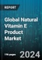 Global Natural Vitamin E Product Market by Product (Tocopherols, Tocotrienols), Source (Rapeseed oil, Soybean oil, Sunflower oil), Form, Distribution, Application - Forecast 2024-2030 - Product Thumbnail Image