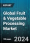 Global Fruit & Vegetable Processing Market by Product (Canned, Convenience, Dried & Dehydrated), Operation (Automatic, Semi-Automatic), Equipment, End-Users - Forecast 2024-2030 - Product Image