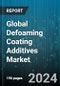 Global Defoaming Coating Additives Market by Type (Mineral Oil Based Defoaming Coating Additives, Polymer Based Defoaming Coating Additives, Silicone Based Defoaming Coating Additives), Application (Automotive, Building & Construction, Industrial) - Forecast 2024-2030 - Product Thumbnail Image