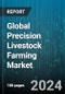 Global Precision Livestock Farming Market by Product (Hardware, Services, Software), Technology (Livestock Identification & Tracking, Milking Robots, Precision Feeding Systems), Deployment, Application - Forecast 2023-2030 - Product Thumbnail Image
