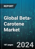 Global Beta-Carotene Market by Source (Algae, Bacteria, Fungi), Application (Animal Feed, Cosmetics & Personal Care, Food & Beverage) - Forecast 2024-2030- Product Image