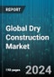 Global Dry Construction Market by Type (Boarding, Supporting Framework), Material (Metal, Plasterboard, Plastic), System, Application - Forecast 2024-2030 - Product Thumbnail Image