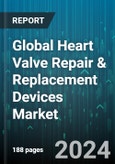 Global Heart Valve Repair & Replacement Devices Market by Surgery (Minimally Invasive Surgeries, Open Surgeries, Transcatheter Surgeries), Product (Heart Valve Repair Devices, Heart Valve Replacement Devices) - Forecast 2024-2030- Product Image