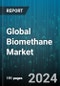 Global Biomethane Market by Feedstock (Agricultural Waste, Animal Manure, Energy Crops), Production Process (Anaerobic Digestion, Gasification, Pyrolysis), Application, End-use - Forecast 2024-2030 - Product Thumbnail Image