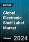 Global Electronic Shelf Label Market by Component (Batteries, E-ink Display, Microcontroller), Product Type (Full Graphic E-paper ESLs, LCD ESLs, Segmented E-paper ESLs), Technology, Display Size, Distribution Channel - Forecast 2024-2030 - Product Image