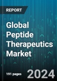 Global Peptide Therapeutics Market by Technology (Hybrid Phase, Liquid Phase, Solid Phase), Drug Class (Adrenocorticotropic Hormone, Calcitonin, Insulin), Route of Administration, Application, End User, Manufacturing Type - Forecast 2024-2030- Product Image