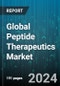 Global Peptide Therapeutics Market by Technology (Hybrid Phase, Liquid Phase, Solid Phase), Drug Class (Adrenocorticotropic Hormone, Calcitonin, Insulin), Route of Administration, Application, End User, Manufacturing Type - Forecast 2024-2030 - Product Thumbnail Image