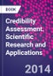 Credibility Assessment. Scientific Research and Applications - Product Thumbnail Image