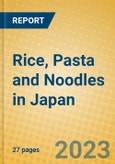 Rice, Pasta and Noodles in Japan- Product Image