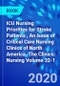 ICU Nursing Priorities for Stroke Patients , An Issue of Critical Care Nursing Clinics of North America. The Clinics: Nursing Volume 32-1 - Product Image