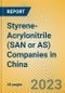 Styrene-Acrylonitrile (SAN or AS) Companies in China - Product Thumbnail Image