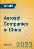 Aerosol Companies in China- Product Image