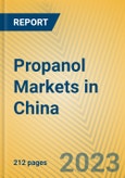 Propanol Markets in China- Product Image