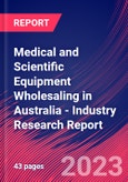 Medical and Scientific Equipment Wholesaling in Australia - Industry Research Report- Product Image