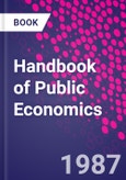 Handbook of Public Economics- Product Image