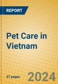Pet Care in Vietnam- Product Image
