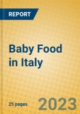 Baby Food in Italy- Product Image