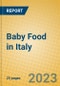 Baby Food in Italy - Product Image
