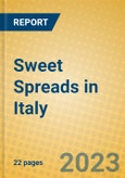 Sweet Spreads in Italy- Product Image