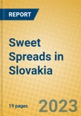 Sweet Spreads in Slovakia- Product Image