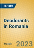 Deodorants in Romania- Product Image