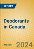 Deodorants in Canada- Product Image