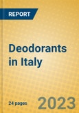 Deodorants in Italy- Product Image