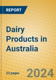 Dairy Products in Australia- Product Image
