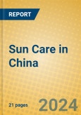 Sun Care in China- Product Image